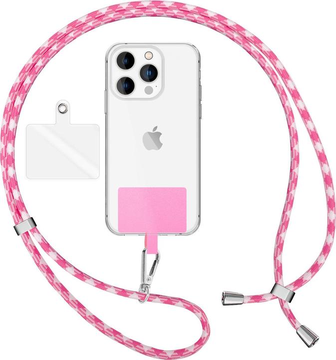 Actual product image Nalia Universal mobile phone necklace with pad