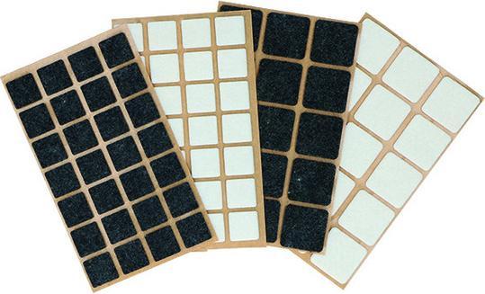 Produktbild OK-Line Filzgleiter quadratisch, selbstklebend (Filzgleiter, 15 Stück)