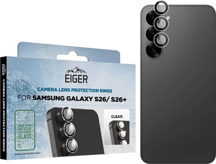 Produktbild Eiger Mountain Glass Lens Ring clear (1 Stk., Samsung Galaxy S26)