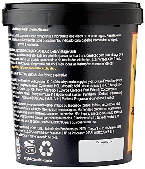 Produktbild Lola Cosmetics Vintage Glättungscreme für Mädchen (Haarpaste, 850 ml)