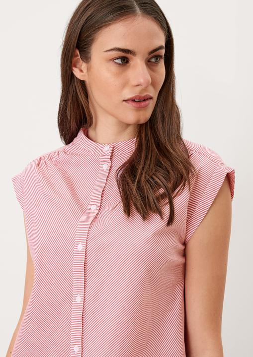 Produktbild s.Oliver Bluse Bluse mit Rundhalsausschnitt (L)