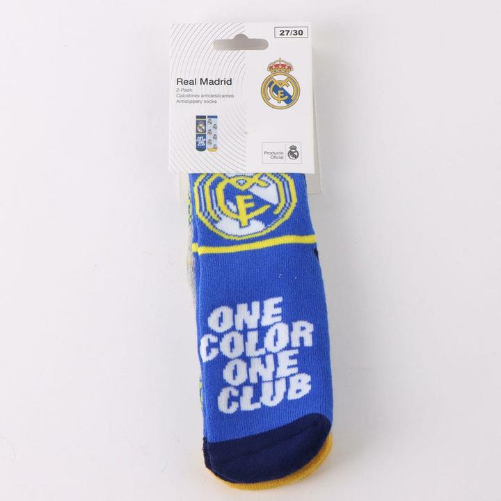 Immagine prodotto Disney Anti-Rutsch-Socken mit Applikationen - Real Madrid (Confezione da 2, 35 - 38)