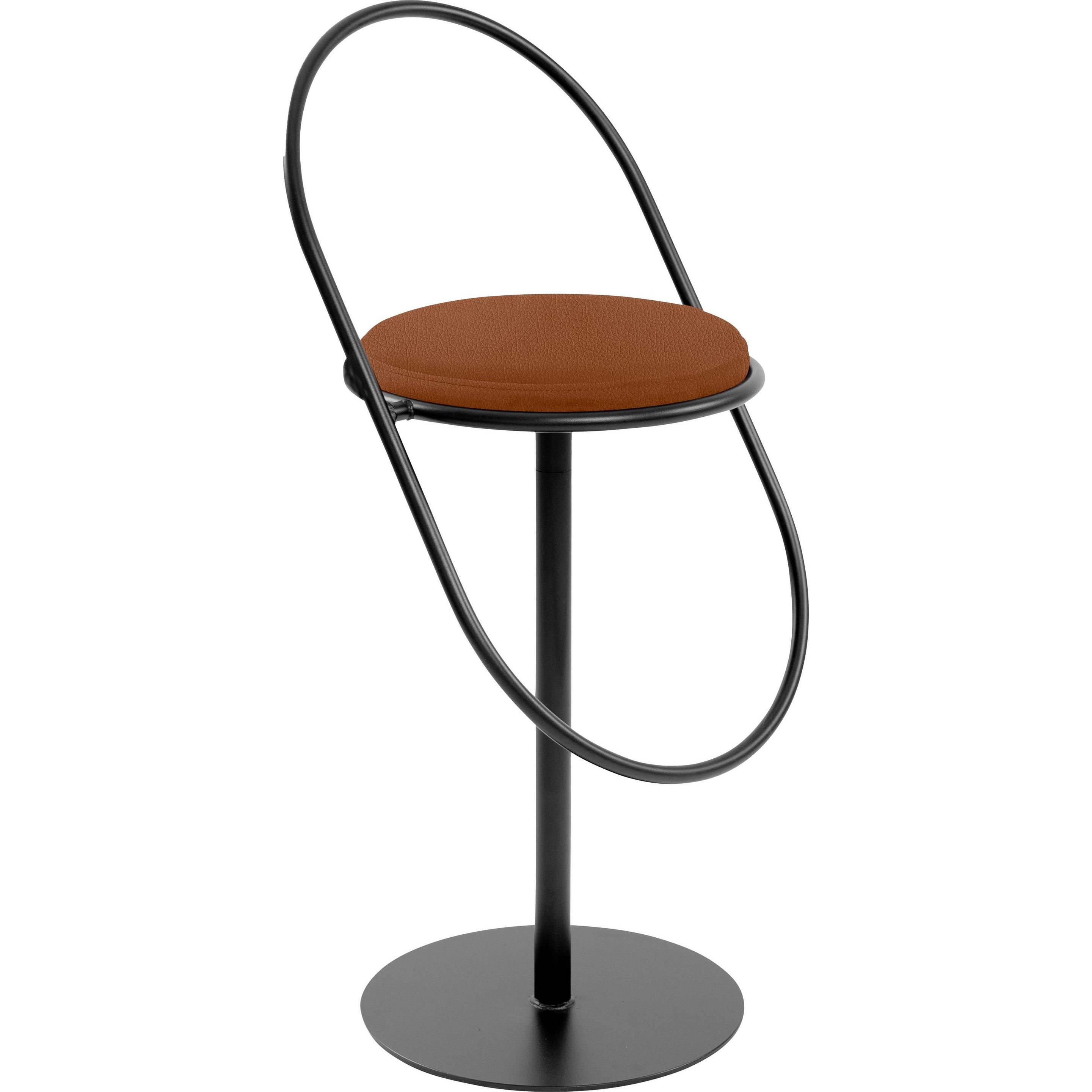 Paperflow, Sgabello da bar, Sgabello da bar SATURNE THSATSC.01.27 in similpelle ruggine