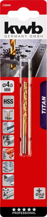 Image du produit kwb Forets hélicoïdaux TITANHSS (4.00 mm)