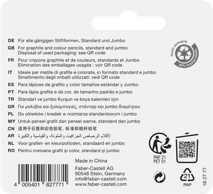 Image du produit Faber-Castell Faber.C. Taille-crayons double manchon L-Hand BK