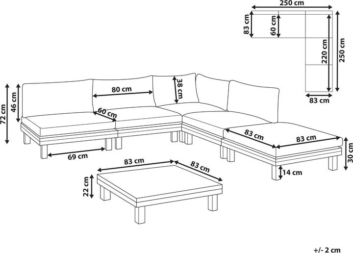 Produktbild Beliani Frazzano