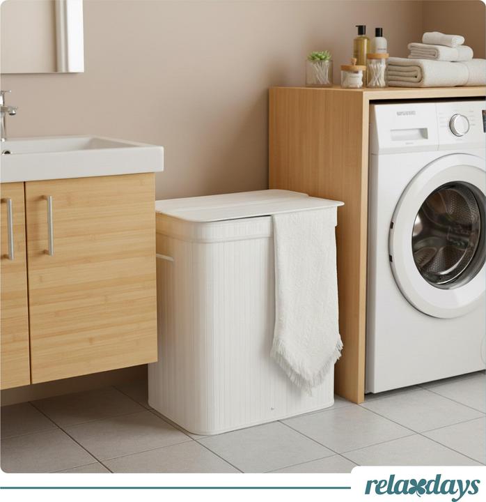 Actual product image Relaxdays Laundry bin (100 l)