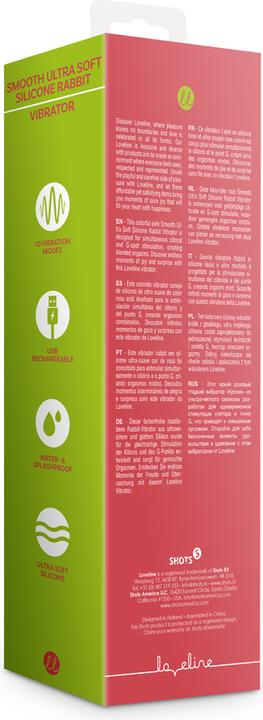 Produktbild Shots Smooth Ultra Soft Silicone Rabbit Vibrator - Astro Dust