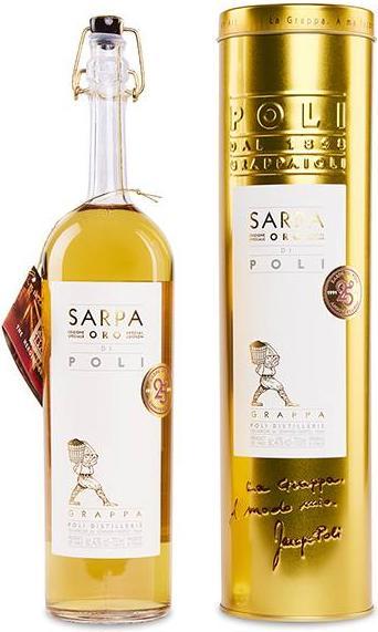 Actual product image Poli Grappa Sarpa Oro di (1 x 70 cl)