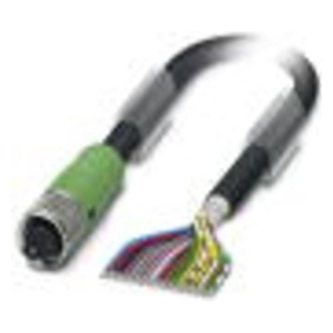 Phoenix Contact 1430284 Sensor-/Aktor-Anschlussleitung 1.50 m Polzahl: 17 1 St., Elektronikkabel + Stecker, Schwarz