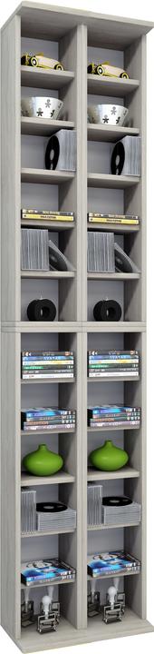 Produktbild VCM Holz CD DVD Stand Regal Almera (42 x 20 x 180 cm)
