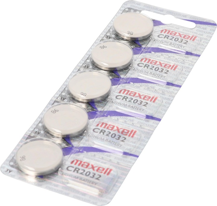 Produktbild Maxell Electronics CR2032 (5 Stk., CR2032, 220 mAh)