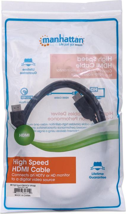 Produktbild Manhattan HDMI (Typ A) — HDMI (Typ A) (1.80 m)