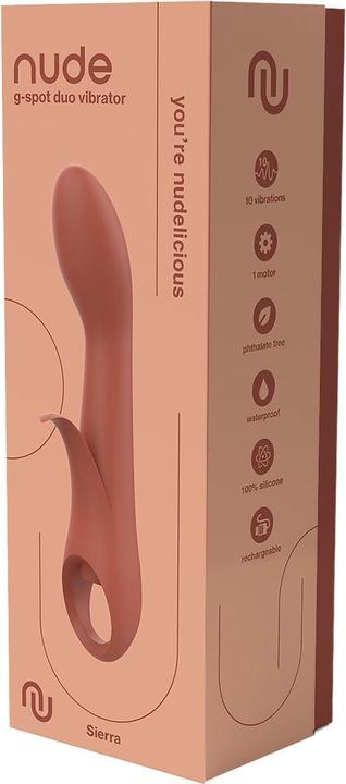 Produktbild Dream Toys Nude G-Spot Duo Vibrator Vibrator With G-Spot Massager Sierra