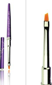 BrillBird Gel 3 Pinceau à gel de forme biseautée (Eyeliner)