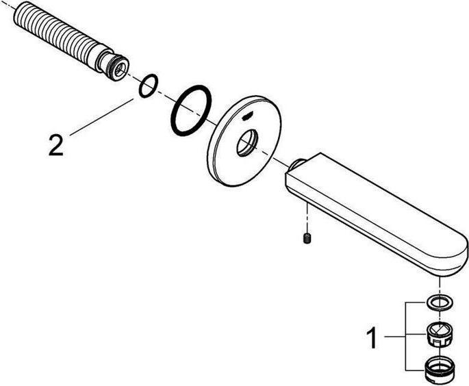 Produktbild Grohe 13261000 Badarmatur