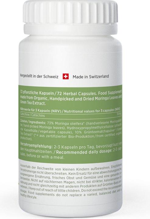 Actual product image Kingnature Moringa Vida (72 pcs., Capsules, 80 g)