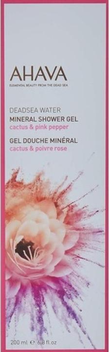 Produktbild Ahava Mineral Shower Gel "Cactus & Pink Pepper" - Duschgel Kaktus & Rosa Pfeffer (200 ml)