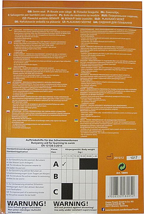 Produktbild Bema Schwimmsitz