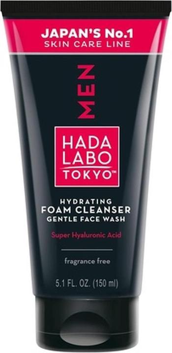 Hada Labo Gesichtswaschcreme Reinigungsschaum mit Hyaluronsäure Gesichtsreiniger für Männer (Reinigungsschaum)
