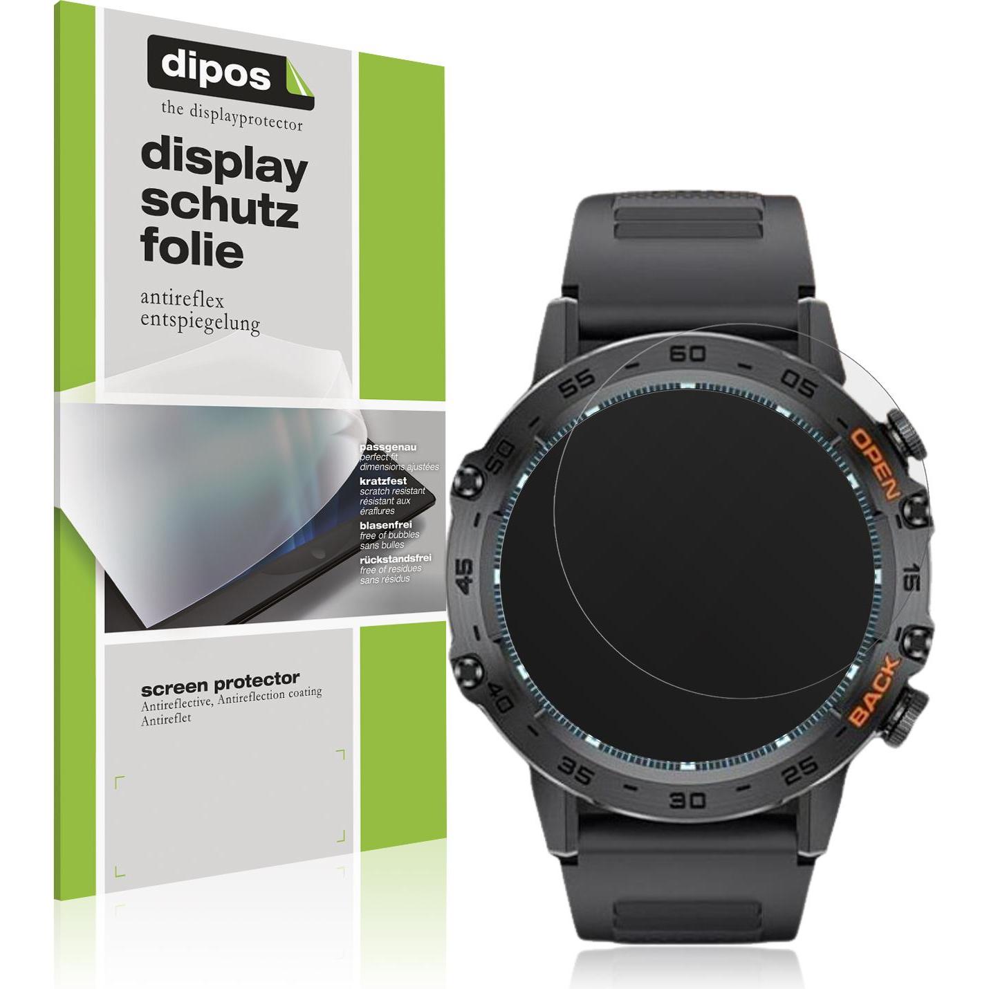 Dipos Schutzfolie Matt für Lige BW1846F 1.39 Zoll, Smartwatch Schutzfolie, Transparent