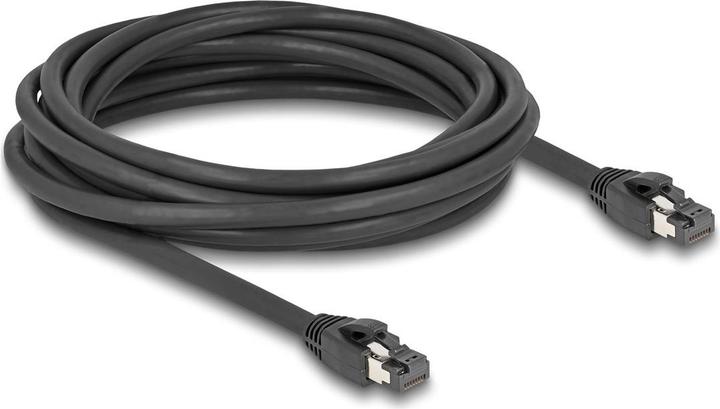 Immagine prodotto Delock Cavo di rete RJ45 Cat.8.1 S/FTP 5 m fino a 40 Gbps nero (S/FTP, CAT8.1, 5 m)