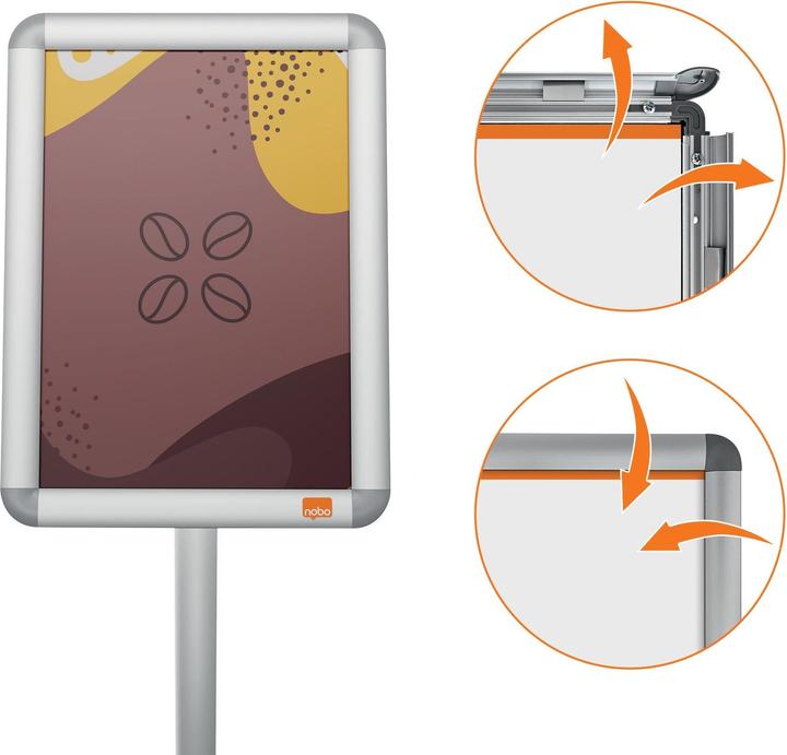 Produktbild Nobo Infoständer (A4)