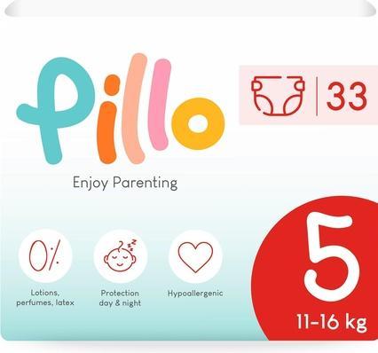 Actual product image Pillo Enjoy Parenting Diapers Size 5 (Size 5, 33 pcs.)