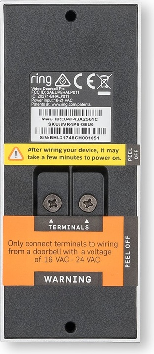 Actual product image Ring Video Doorbell Pro (App, Cable, Wi-Fi)