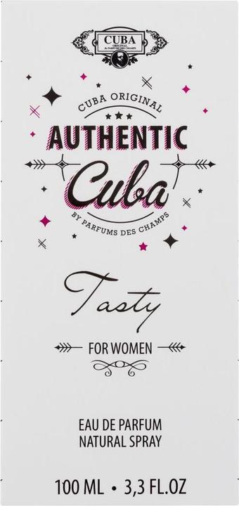 Actual product image Cuba Authentic Tasty (Eau de parfum, 100 ml)