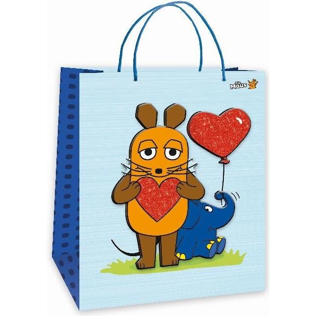 Trötsch, Geschenkverpackung, 3D Geschenktasche Maus (Geschenktüte)