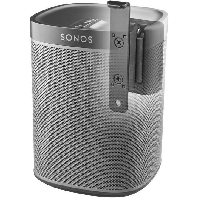 Cavus Wandhalterung für SONOS PLAY:1 (1 Stk., Wandmontage, Neigbar), Lautsprecher Ständer + Wandmontage, Schwarz