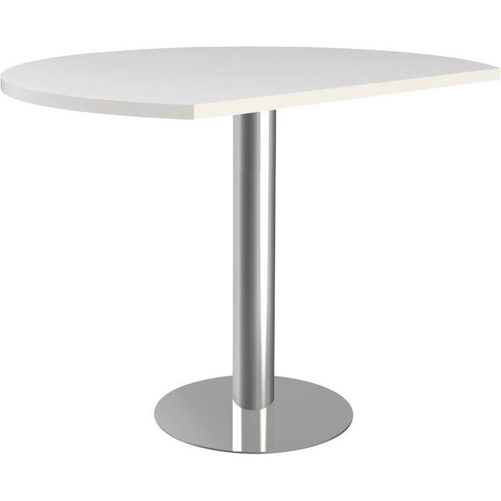 Kerkmann, Schreibtisch, Beistelltisch ARTLINE, Durchmesser: 1.000 mm, weiá