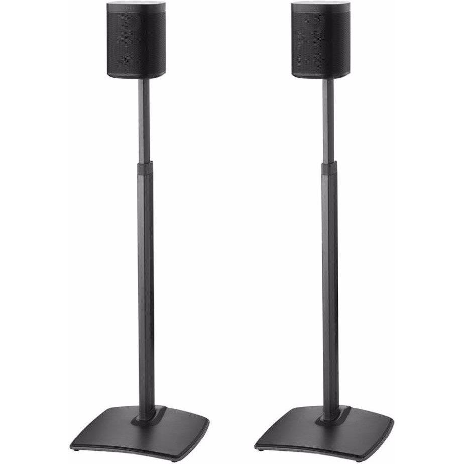 Sanus Ständer zu Sonos ONE, PLAY:1, Play:3 (1 Paar, Ständer, Höhenverstellbar), Lautsprecher Ständer + Wandmontage, Schw...