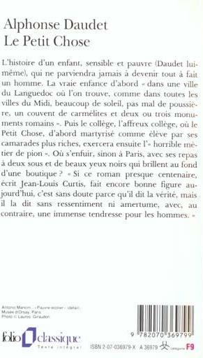 Produktbild Le Petit Chose (Französisch, Alphonse Daudet, 1989)