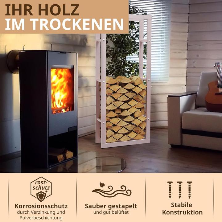 Image du produit Lifestyle Kaminholzregal