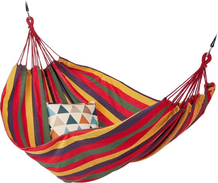 Actual product image Relaxdays Hammock, XXL Hanging Mat For 2 Adults (300 kg)