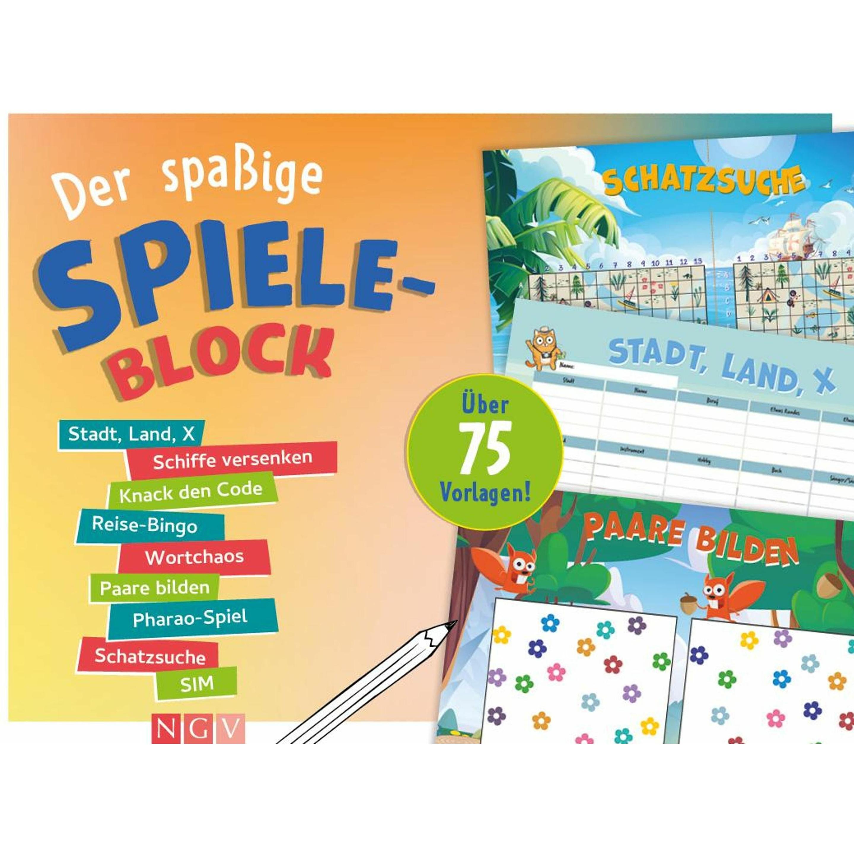Der spassige Spieleblock, Kinderbücher