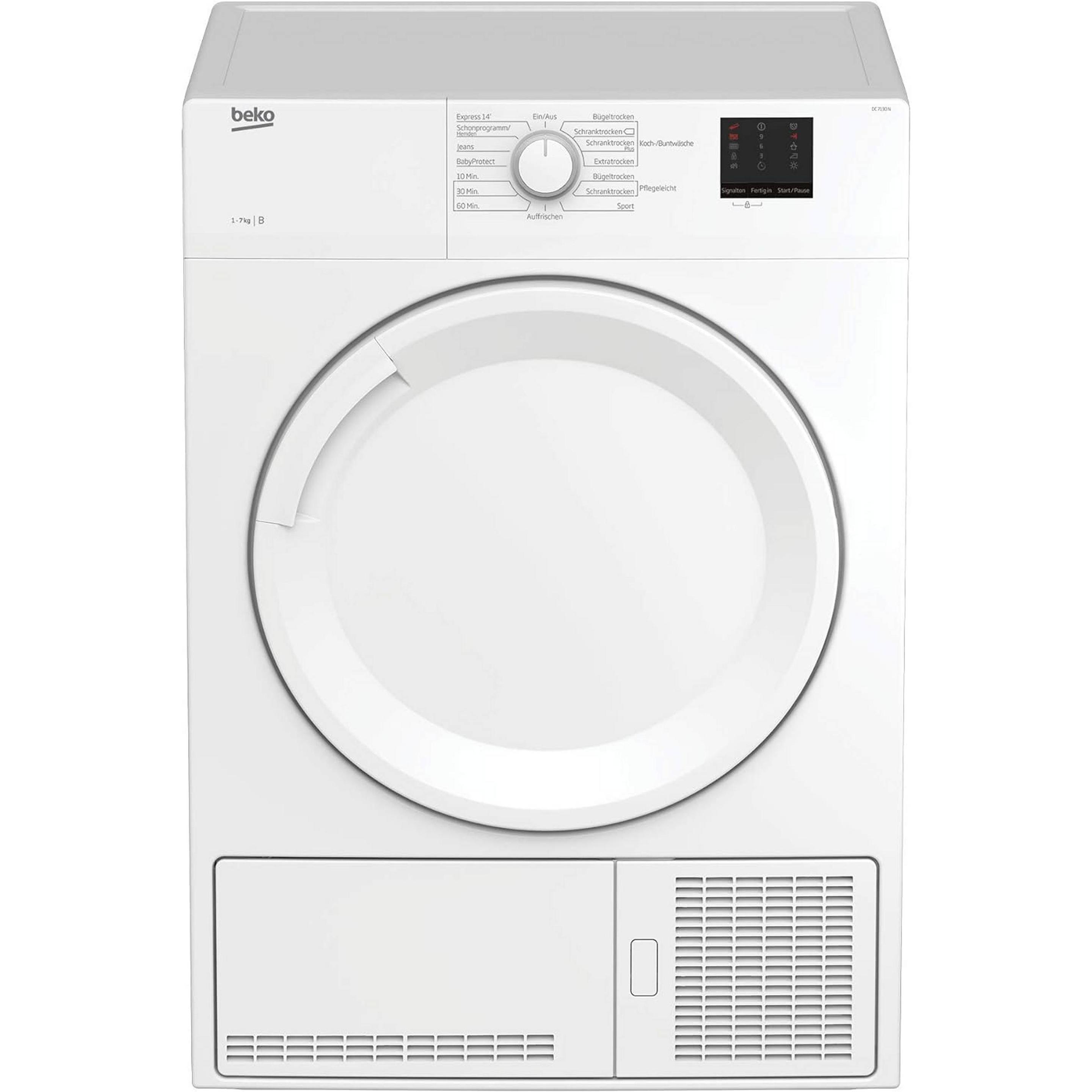 Beko DC7130N, Wäschetrockner, Weiss