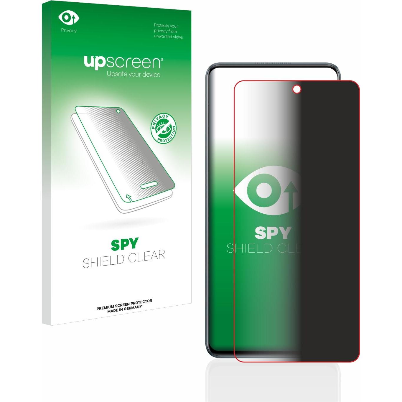 upscreen Spy Shield Blickschutzfolie (1 Stück, Huawei Nova 11i), Smartphone Schutzfolie, Blau