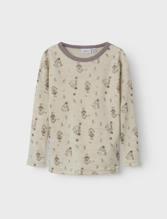 Produktbild Name it Merinowoll Oberteil mit langen Ärmeln (98)