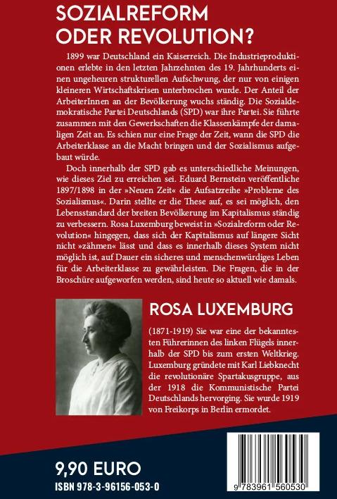 Produktbild Sozialreform oder Revolution? (Deutsch, Rosa Luxemburg, 2024)