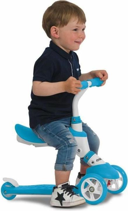 Productafbeelding Happy People Mondo On&Go - Krabbelstep voor kinderen 5in1, step met zitje, zacht rubberen pedalen