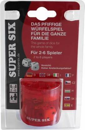 Immagine prodotto Piatnik Super Sei rosso (Francese, Italiano, Tedesco, 2 - 6 Giocatori)