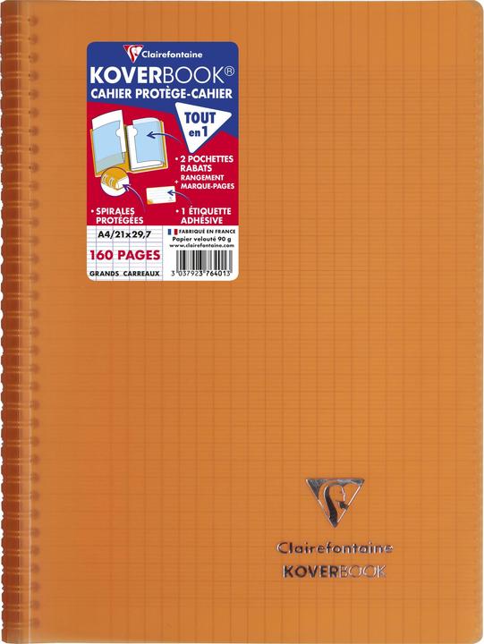 Actual product image Clairefontaine Koverbook (A4, Checked, Soft cover)