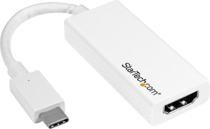 Produktbild StarTech USB-C zu HDMI Adapter - USB Typ C zu HDMI Konverter für Computer mit USB - 4K 60Hz - Weiss (HDMI, 15 cm)