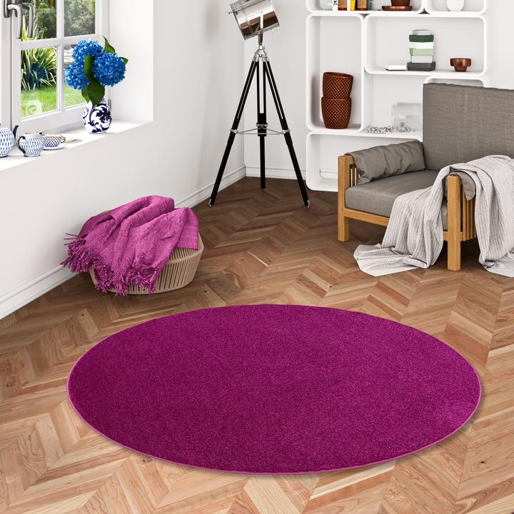 Actual product image Snapstyle High Pile Velour Carpet Luna Round (200 x 200 cm)