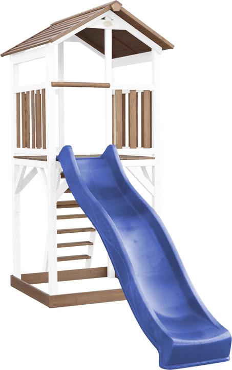 Immagine prodotto Axi Torre da gioco Beach Tower marrone/bianco - scivolo blu