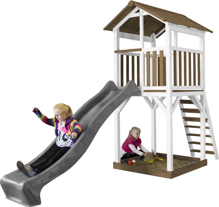 Immagine prodotto Axi Torre da gioco Beach Tower marrone/bianco - Grey Slide