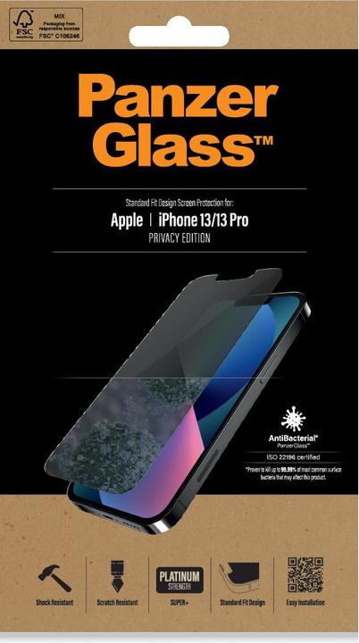 Actual product image PanzerGlass Privacy (1 pcs., Apple iPhone 13)